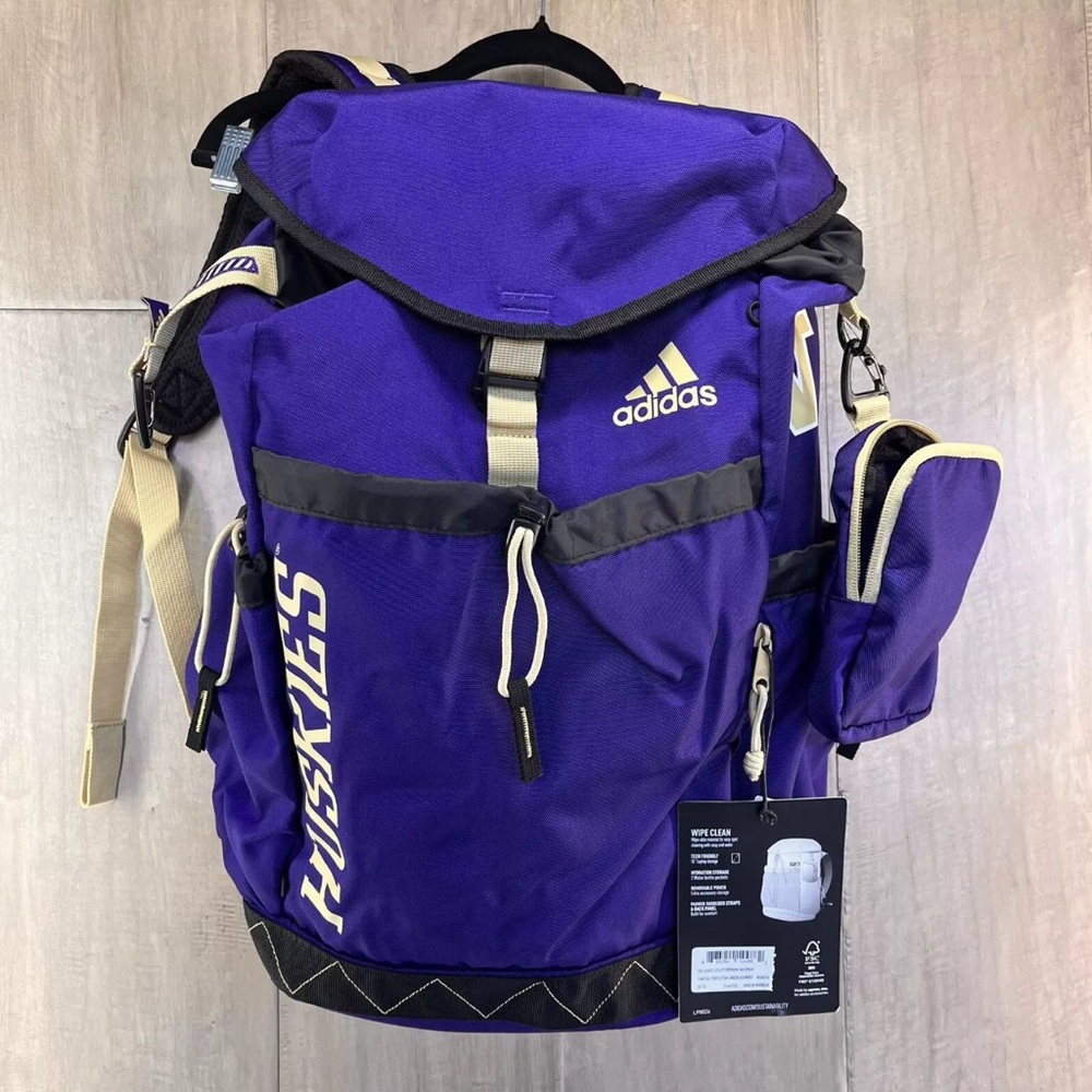 Adidas Washington Huskies Utility Premium Backpack